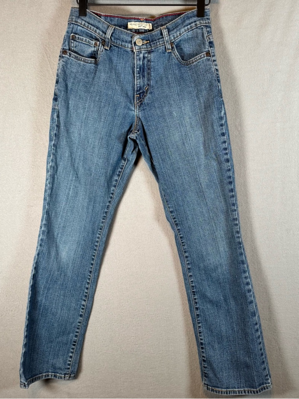Levi's Slim Straight Jeans in Light Blue Denim Sz 4